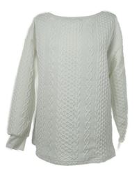 Dámska biela vzorovaná mikina