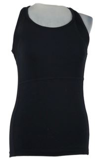 Dámsky čierny športový funkčný top