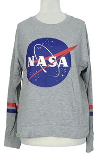 Dámske sivé tričko s logem NASA H&M