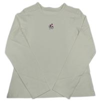 Biele tričko s kvietkami George