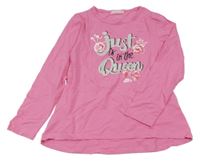 Ružová tunika s nápisom