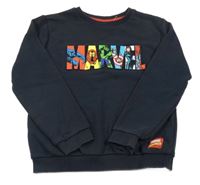 Tmavomodrá mikina Marvel s Avengery