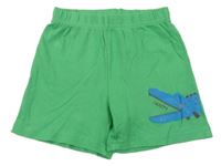 Zelené bavlnené kraťasy s krokodílom George