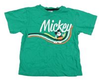 Zelené tričko s Mickey Mousem 