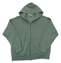 Khaki prepínaci mikina s kapucňou H&M