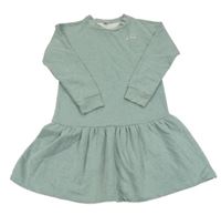 Tyrkysové žíhané teplákové šaty Yigga