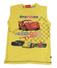 Žlté tielko s auty - Cars Disney