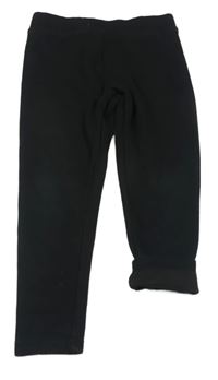 Černé zateplené legíny Primark
