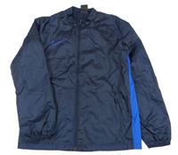 Tmavomodrá šusťáková sportovní bunda Nike