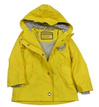 Žlutá nepromokavá jarní bunda s kapucí Impidimpi
