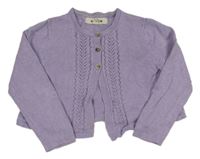 Lila crop prepínaci sveter