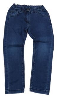 Tmavomodré skinny rifle Topolino