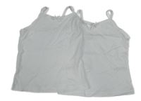 2x biela košieľka  George