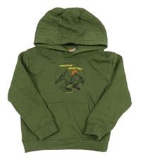 Khaki mikina s horami a kapucňou Mountain Warehouse
