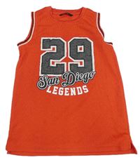 Červený basketbalový dres s číslem George 