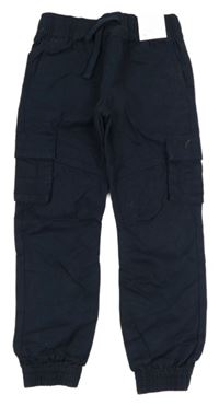 Nové - tmavomodré cargo cuff rifle F&F
