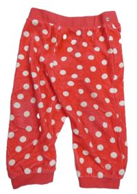 Ružové zamatové nohavice s puntníky Disney