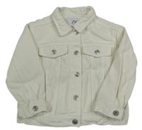 Biela rifľová bunda Zara