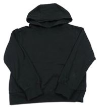 Čierna mikina s kapucňou