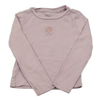 Světlerůžové triko s pejskem Reserved