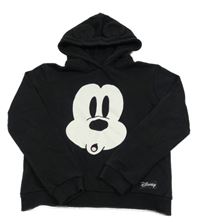 Černá mikina s Mickeym a kapucí Disney