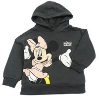 Tmavosivá mikina s Minnie a kapucňou PRIMARK