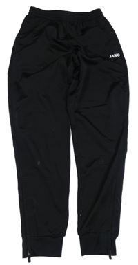 Černé sportovní tepláky s logem JAKO