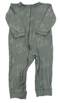 Šedokhaki overal s tigrami Next