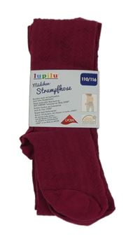 Nové - vínové vzorované pančuchy lupilu