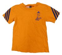 Pomerančovo-safírové tričko s Nemem Adidas