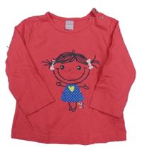 Jahodové tričko s dívkou Dopodopo