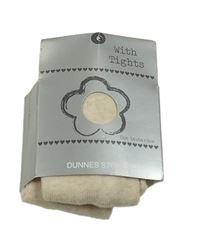 Nové - Béžové melírované punčocháče Dunnes