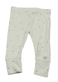 Smotanové rebrované ľahké tepláky s hviezdami F&F