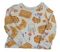 Smetanové triko s cookies Tu