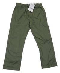 Nové - Khaki plátěné kalhoty Next