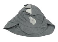 Sivá plátenná šiltovka s dinem a ostny George