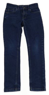 Tmavomodré skinny rifle C&A