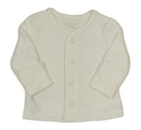 Bílé propínací triko Primark