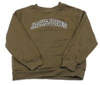 Hnedá mikina s logom Jack & Jones