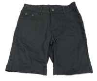 Tmavošedé riflové kraťasy FIT-Z