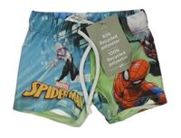 Nové - modro-zelené nohavičkové plavky se Spidermanem H&M