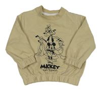 Béžová mikina s Mickeym a kamarády Disney