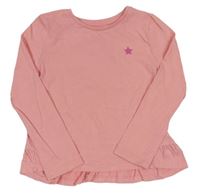 Ružové tričko s hviezdou Tu