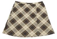 Hnedo-čierno-béžová kouskovaná sukňa H&M