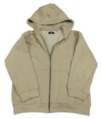 Béžová prepínaci mikina s kapucňou Next