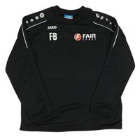 Čierna športová mikina s nápismi Jako