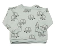 Biela mikina s autami F&F