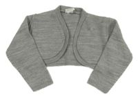 Sivé svetrové bolerko