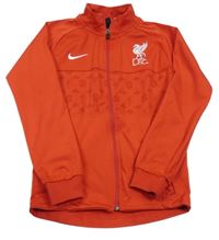 Červená fotbalová propínací sportovní mikina - L.F.C - Nike 