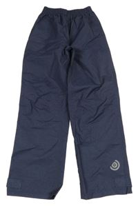 Tmavomodré šušťákové nohavice Tchibo